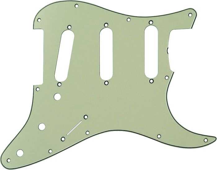 Fender Pickguard Strat S/S/S Mint Green