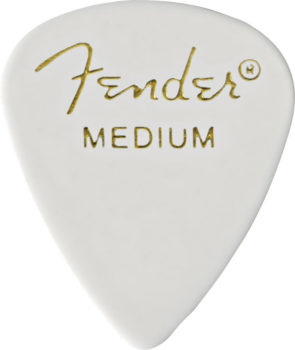 Fender 351 Shape Classic Picks Medium 12 pack White