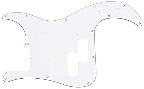 Fender 13-Hole '60s Vintage-Style Precision Bass® Pickguard White