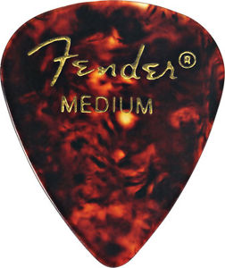 Fender 351 Shape Classic Picks Medium 12 pack Shell