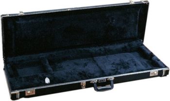 Fender Strat/Tele Multi-Fit Hardshell Case Black with black acrylic