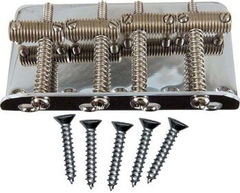 Fender Pure Vintage Bass Bridge Assembly Chrome