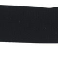 Fender 2" Cotton/Leather Strap w/  Logo Black