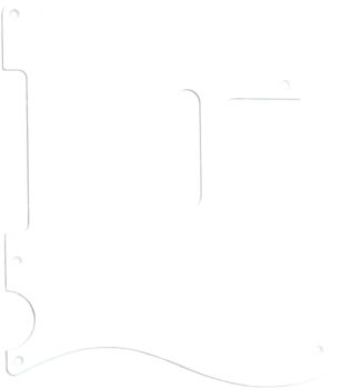 Fender PICKGUARD VINTAGE TELE WHITE
