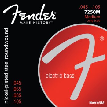 Fender Nickel-plated Steel Bass 7250M 45-105