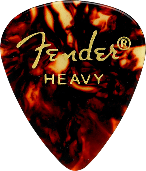 Fender 351 Shape Premium Picks Heavy - 12 Pack Shell