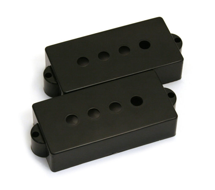 Fender Pure Vintage Precision Bass Pickup Covers Black