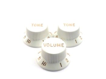 Fender Original Replacement Knobs Strat White