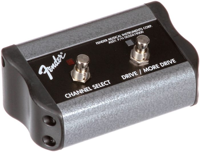 Fender 2-Button 3-Function Footswitch: Channel/Gain/More Gain