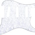 Fender Pickguard Strat S/S/S White Pearl