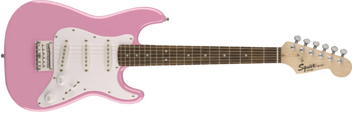 Squier Mini Strat CF Pink