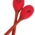 Latinpercussion CP281, Wood Maracas, Large Red