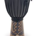 Toca 12" Black Mamba Djembe with Bag and Djembe Hat, ABMD-12