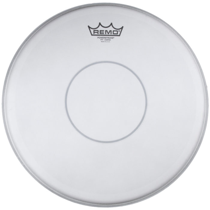 Remo 14" Powerstroke 77 COATED CLEAR DOT