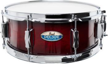 Pearl Decade Maple 14" x 5.5" DMP1455S Gloss Deep Red Burst