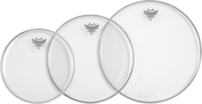 Remo ProPack 10", 12" & 14" Emperor Clear