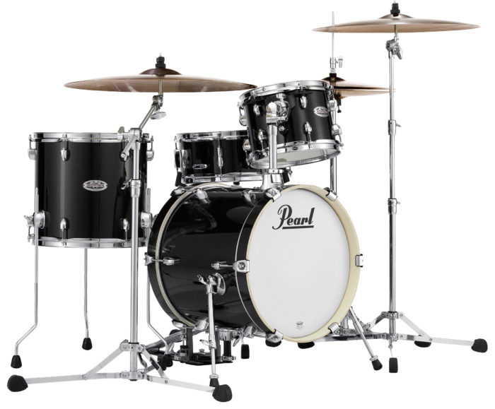 Pearl Midtown 4 pc Shell Pack MDT764P Black Gold Sparkle