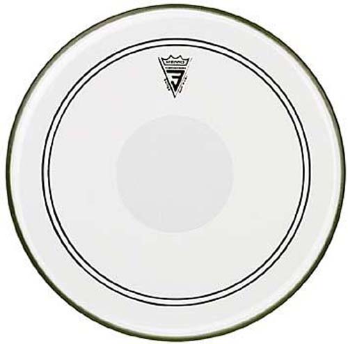 Remo 18" Powerstroke 3 BD Clear 2-1/2 White Falam Patch