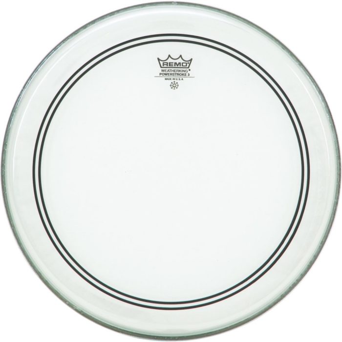 Remo 20" Powerstroke 3 Bass Drum Clear