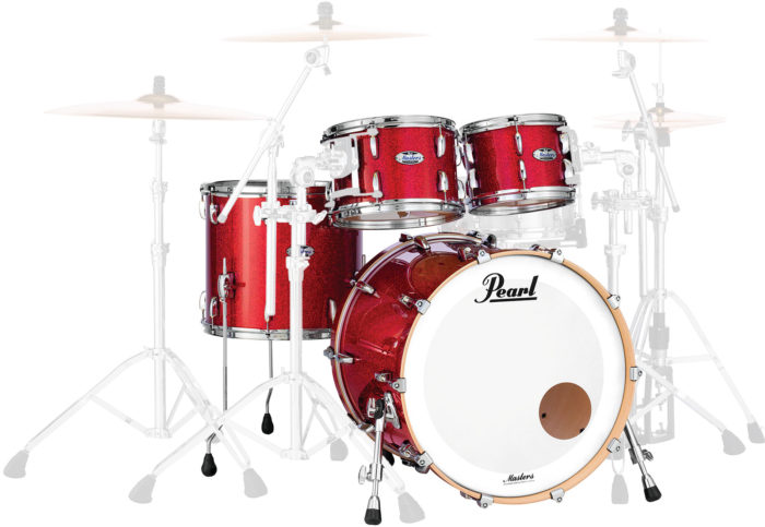 Pearl Masters Maple Complete   Inferno Red Sparkle