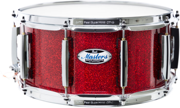 Pearl Masters Maple Complete 14" x 6.5" MCT1465S Inferno Red Spark