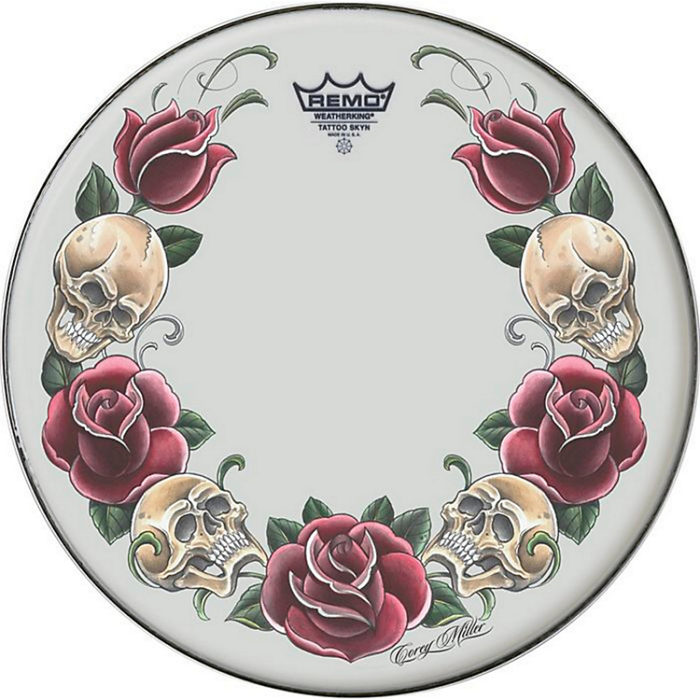 Remo 13" Rock & Roses' Graphic Tattoo Skyn