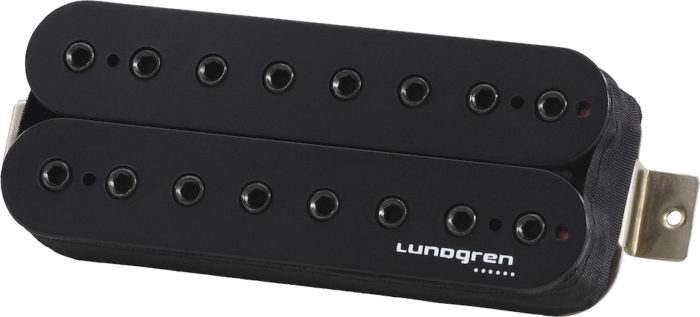 Lundgren-Pickups 8 string Black Heaven Bridge Open Black