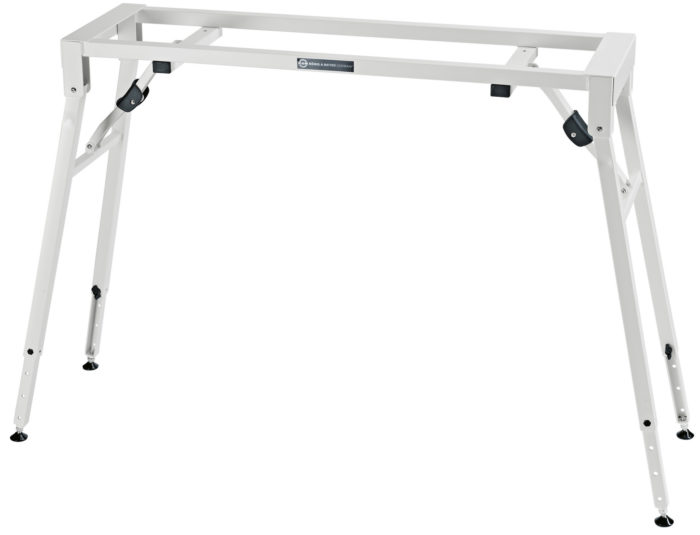 Konig-Meyer Table-style stage piano stand 18953 Pure White