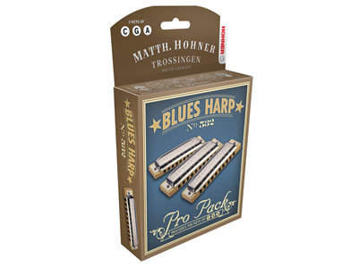Hohner 532/20 MS Blues Harp  ProPack C-, G-, A-major