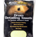 Music-Nomad Edgeless Microfiber Drum Detailing Towels - 2 pack