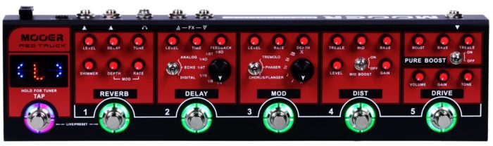 Mooer Red Truck Combined Pedal