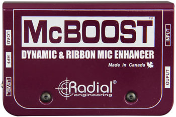 Radial McBoost - Mic signal booster