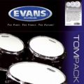 Evans Evans EC2S Clear drumhead pack Fusion