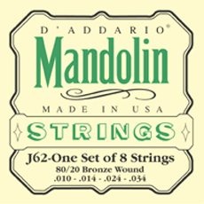 Daddario J62 Mandolin 10-34
