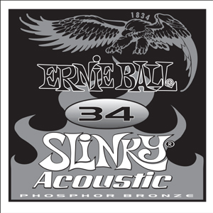 Ernie-Ball EB-1834 .034W Phosphor Bronze Str.