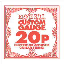 Ernie-Ball EB-1020 020 Plain Guitar Str.