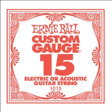 Ernie-Ball EB-1015  015 Plain Guitar Str.