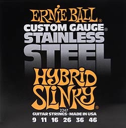 Ernie-Ball Stainless Steel Hybrid Slinky 2247 9-46
