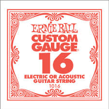 Ernie-Ball EB-1016 016 Plain Guitar Str.