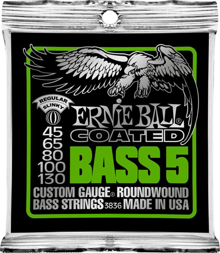 Ernie-Ball RPS Coated Bass 5-string Regular Slinky 45-130 EB-3836