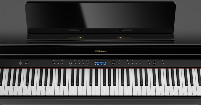 Roland HP704-PE-SET Polished Ebony