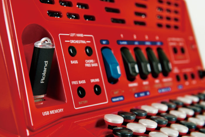 Roland V-Accordion FR-1XB Knap Red