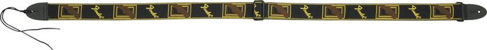 Fender 2" monogrammed strap Black/yellow/brown