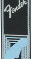 Fender 2" monogrammed strap Black/grey/blue