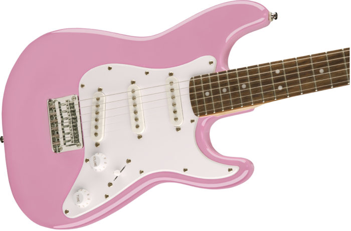 Squier Mini Strat CF Pink