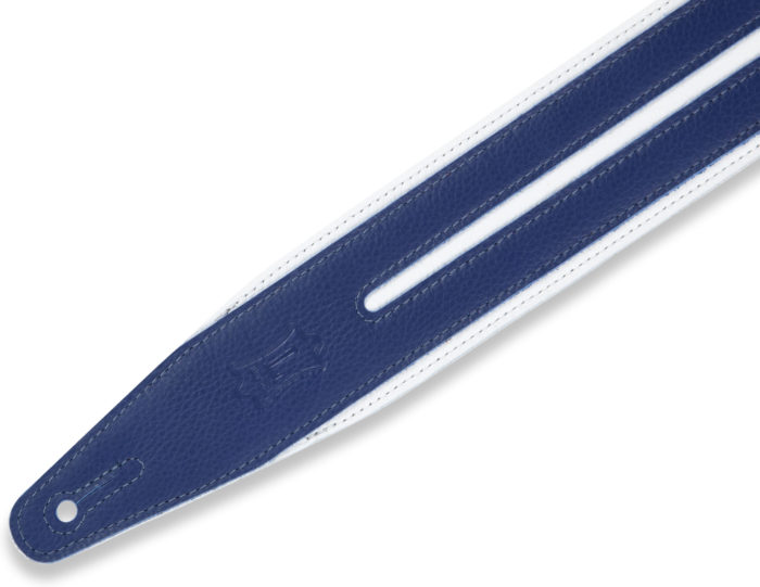 Levys MG317DRS Double Racing Stripe, Blue, White