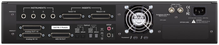 Apogee Symphony I/O MKII 8X8 MicPre Thunderbolt
