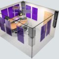 Auralex Project 2 Roominator Kit Charcoal/Purple