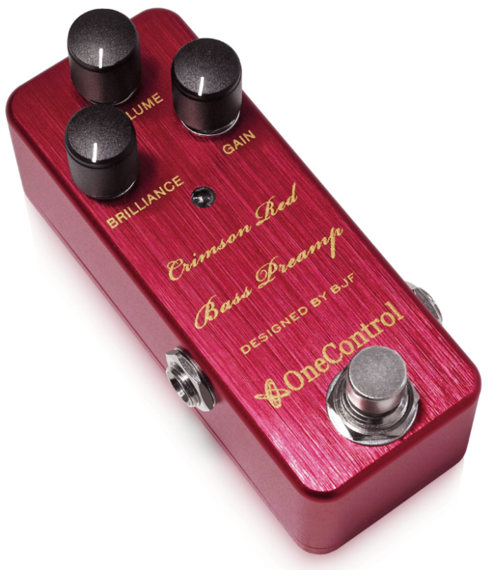 One-Control Crimson Red Bass Preamp