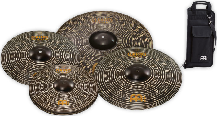 Meinl CCD14161820 Classics Custom Dark Cymbal-set + Stickbag